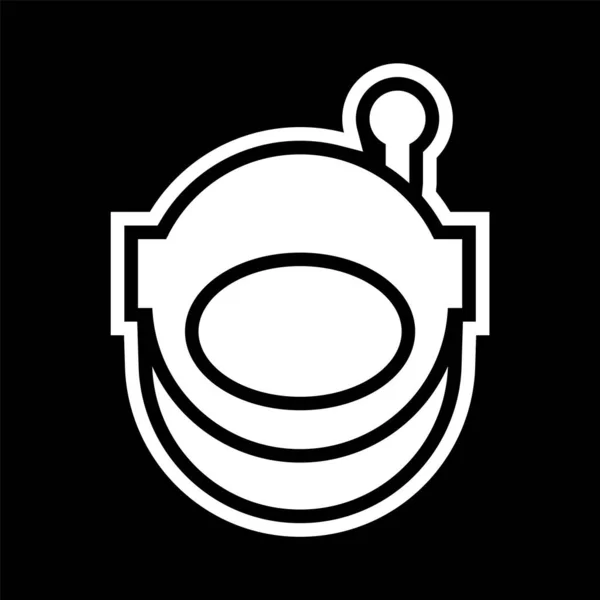Εικονίδιο Astronout Στυλ Trendy Απομονωμένο Backgroun — Διανυσματικό Αρχείο