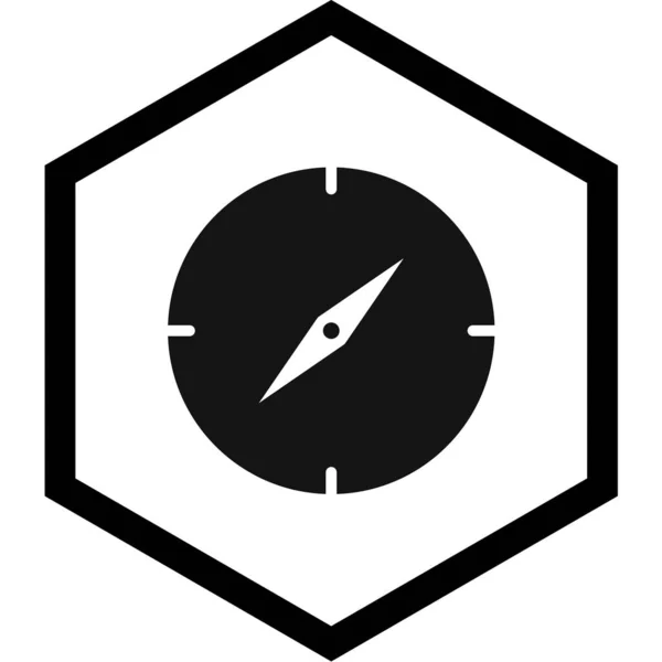 Kompass Symbol Vektorillustration — Stockvektor