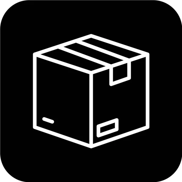 Vektor Illustration Des Open Box Symbols — Stockvektor