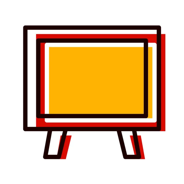 空白の看板のベクトル図 — ストックベクタ