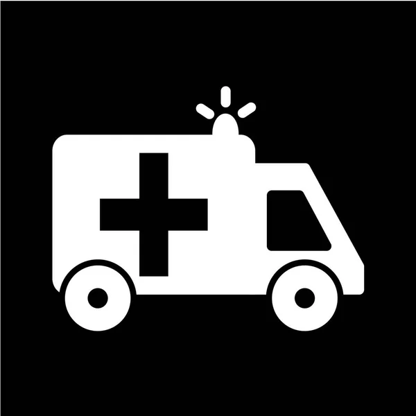 Ambulance Icoon Vector Illustratie — Stockvector