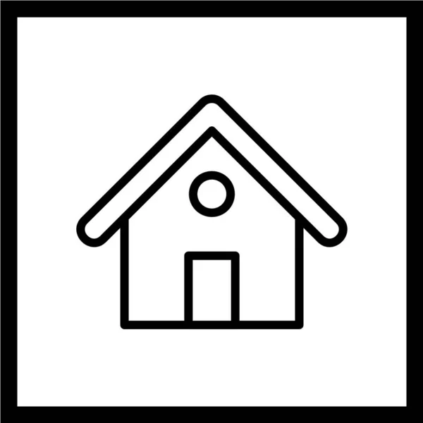 Home Icon Vector Illustration — Stock Vector