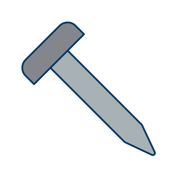 Vektor Illustration Des Hammer Symbols — Stockvektor