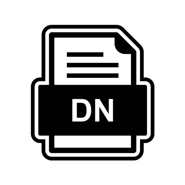 Dateiformat Icon Vektor Illustration — Stockvektor