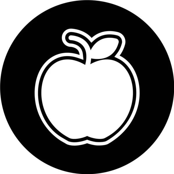 Appel Icoon Vector Illustratie — Stockvector