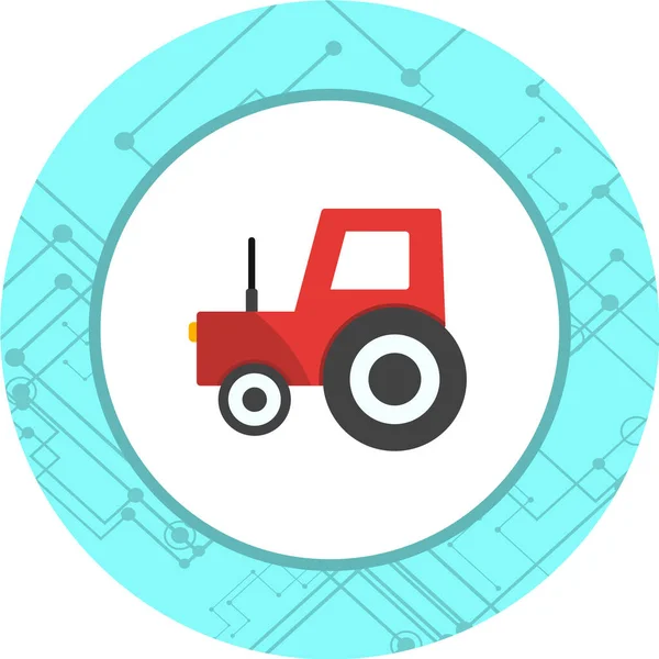 Truck Icon Flat Design Vector Illustration — Stock Vector