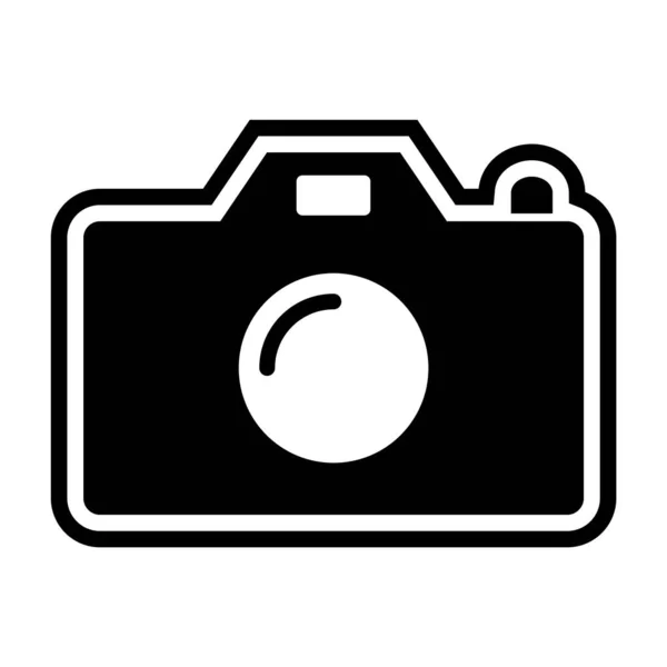 Иконка Камеры Модном Стиле Изолированный Фон — стоковый вектор