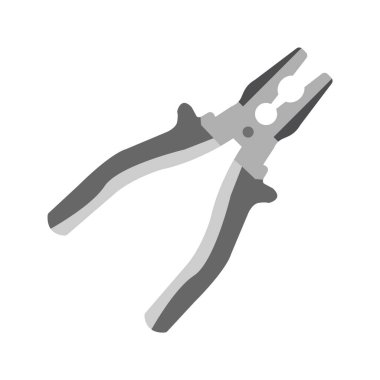  Moda Biçiminde Plier Simgesi İzole Arkaplan      