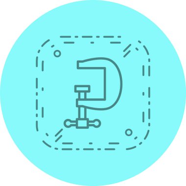 Moda Biçimli Vize Simgesi İzole Arkaplan      