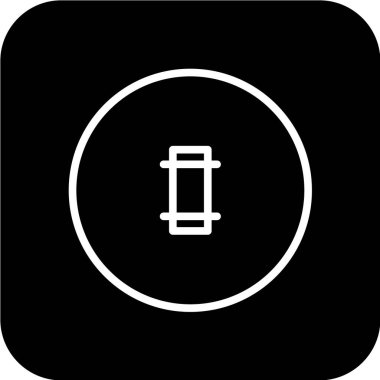 Modern b 'nin vektör illüstrasyonu tuvalet simgesinden yoksun