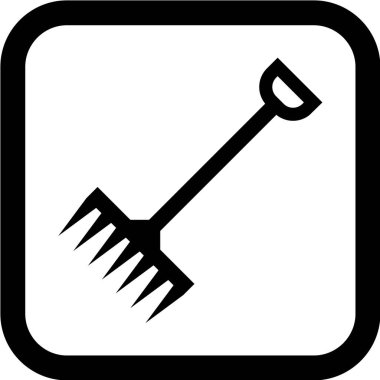 Moda Biçiminde Tırmık Simgesi İzole Arkaplan      