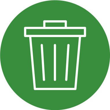 Çöp kutusu vektör simgesi