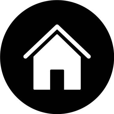 Ev simgesi vektör illüstrasyonu