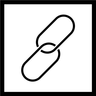 beyaz arkaplanda siyah simge izole edildi