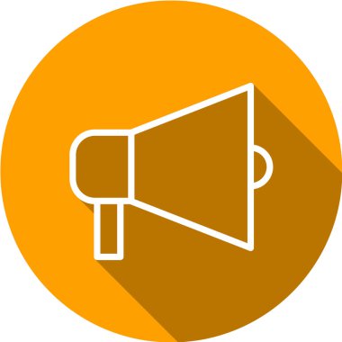 megafon ikonu. düz dizayn biçimi 10