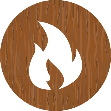  Moda Biçiminde Ateş Simgesi Ayrı Arkaplan