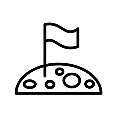 Zodyak simgesinin bir bayrağının vektör çizimi