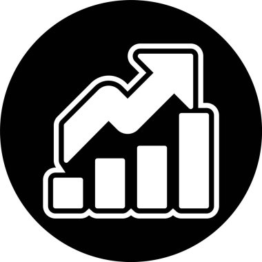 Moda Biçiminde Büyüme Simgesi İzole Arkaplanı     