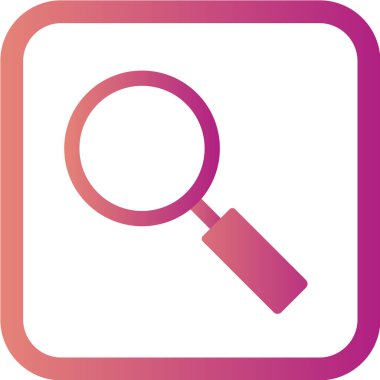 Bir büyüteçin vektör çizimi