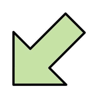 ok simgesinin vektör illüstrasyonu