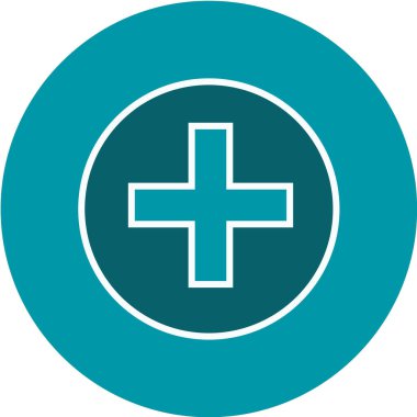 Artı tabela çizimi. vektör.