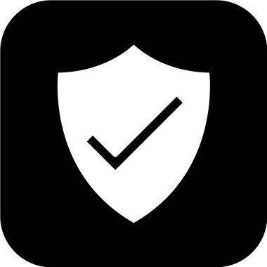 beyaz arkaplanda siyah simge izole edildi