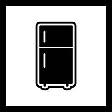 Moda Biçimli Dolap Simgesi İzole Arkaplan