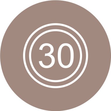 Yol simgesi, vektör illüstrasyonu