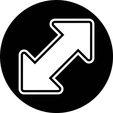 Moda Biçiminde Çifte Ok Simgesi İzole Arkaplan