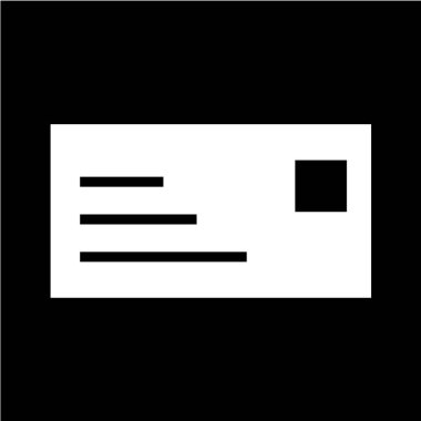 beyaz arkaplanda siyah simge izole edildi