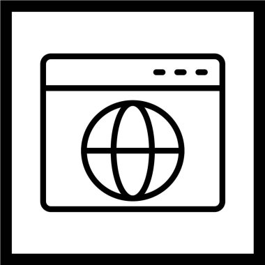 beyaz arkaplanda siyah simge izole edildi