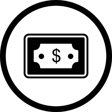 Dolar Simgesi Moda Biçiminde İzole Arkaplan      