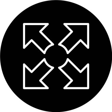 Seo simgesinin vektör illüstrasyonu