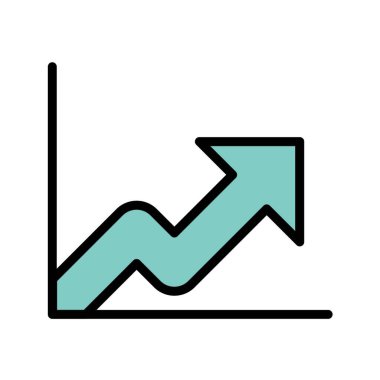 iş grafiği vektör illüstrasyonu