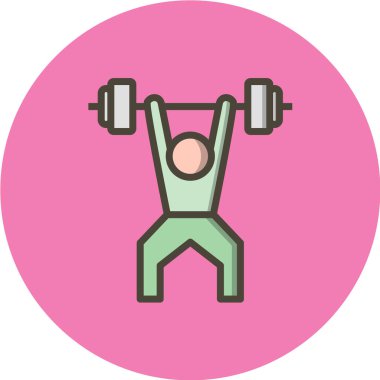 Arka planda spor simgesi izole edildi