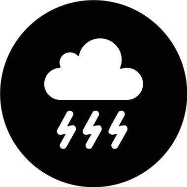 bulut simgesi, vektör illüstrasyonu