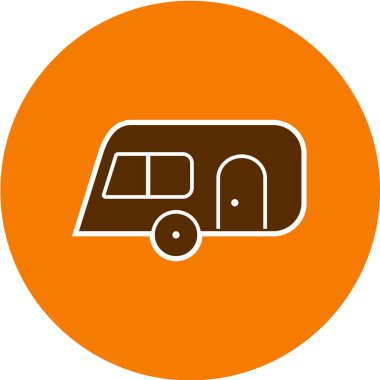 beyaz arkaplanda kamp konsepti vektör illüstrasyonu 