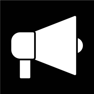 beyaz arkaplanda siyah simge izole edildi