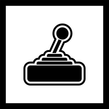  Moda Biçimli İzole Arkaplanda Oyun yastığı Simgesi