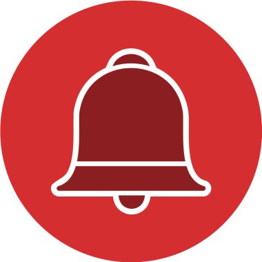 Çan simgesi vektör illüstrasyonu