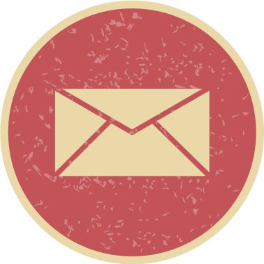 Yuvarlak bir simgenin vektör illüstrasyonu