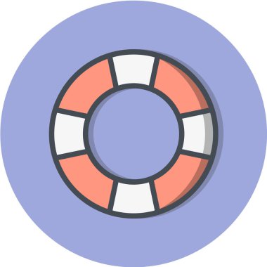 beyaz arkaplanda kamp konsepti vektör illüstrasyonu 