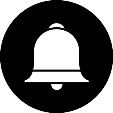 Çan simgesi vektör illüstrasyonu