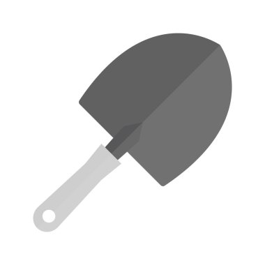 Moda Biçimli Trowel Simgesi İzole Arkaplan      