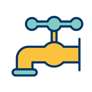 Bilim ve teknoloji çizgi vektör simgesi.