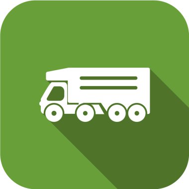 Modern b 'nin vektör illüstrasyonunda simge ambulansı yok