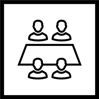 iş simgesi vektör illüstrasyonu