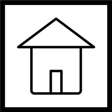 beyaz arkaplanda siyah simge izole edildi