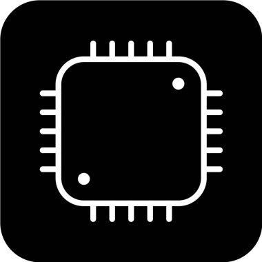 devre kartı simgesi vektör illüstrasyonu