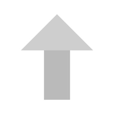 Moda Biçiminde Yukarı Simge İzole Arkaplan